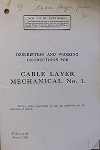 Description and Operating Instructions for Cable Layer Mechanical No. 1 - Title page.jpg